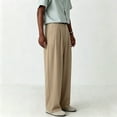 thumbnail image 3 of Men Big & Tall Microfiber Pleated Dress Slacks Light Comfort Fabric S-XL, 3 of 8