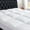 White, variant on Meritlife Extra Thick Queen Mattress Topper, 400TC Cotton Pillow Top with 5D Spiral Fiber, Deep Pocket, Cooling Plush
