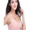 thumbnail image 2 of Sexy Cotton Sleep Nursing Feeding Pregnant Breastfeeding Bra Wire 3/4 Cup B, 2 of 6