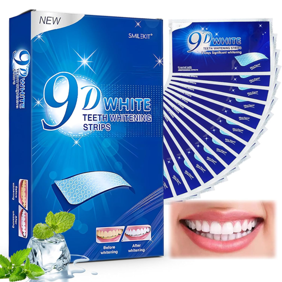 Tiras Bandas Blanqueadoras Tratamiento Dental 9d 14 Sobres