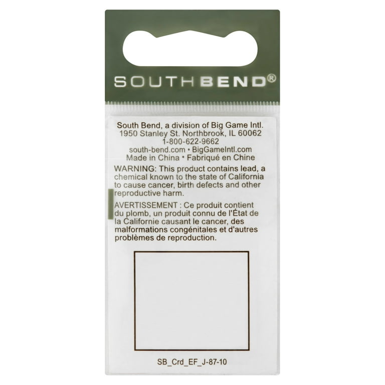 South Bend Salmon Egg Hooks, 10 count