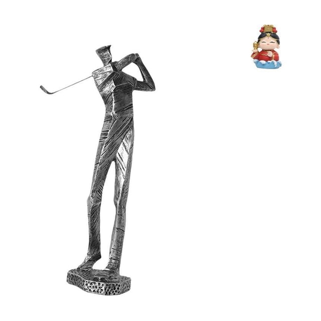 Figura de golfista,Estatua de golfista de resina,figura de golfista,decoración del hogar,Adorno de escultura moderna para centro de mesa,regalo,Estatua de la Madre Mazu,Estatua de la Madre