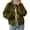 Army Green, variant on PRETTYGARDEN Women's Button up Chunky Knit Cardigan Sweaters Crew Neck, Long Sleeve, Oversized Sweaters, Relaxed Fit, Soft Cozy Casual Outerwear, Fall Outfits, Winter Fashion Clothing