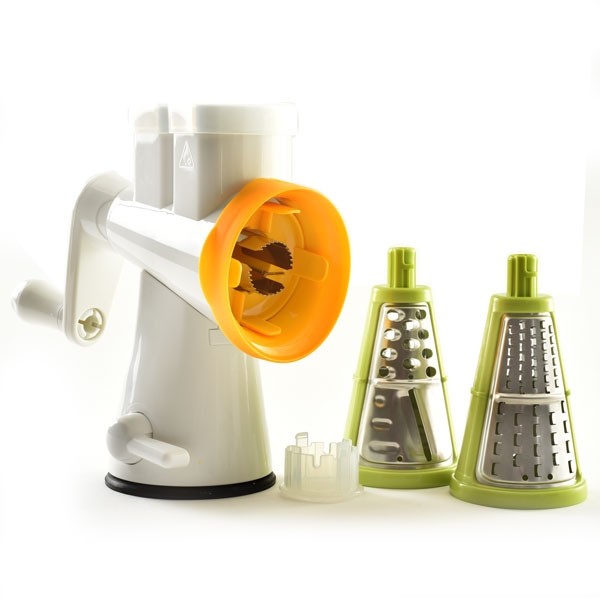 NorPro 391 Double Barrel Grater/Slicer with Corn Cutter