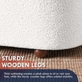 thumbnail image 5 of Ornavo Home Boucle Storage Ottoman Bench Teddy Storage Bench with Removeable Lid for Entryway Bench, Bedroom, Living Room, 5 of 7