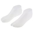 thumbnail image 1 of Naiovety 1Pair Female Feet Mannequin Foot Thong Model Sandal Style White Sock Display Decoración del hogar, 1 of 1