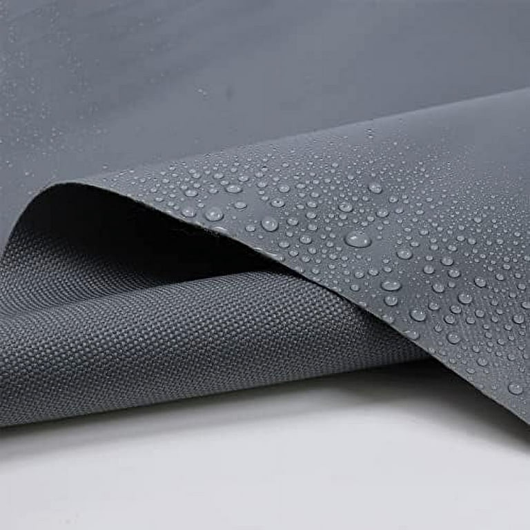 Waterproof Canvas Fabric 600Denier - Marine Awning Outdoor Fabric  Water-Resistant Cordura Material PVC Coated for Sunbrella Cushion Tent Bag  60 Wide