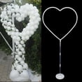 thumbnail image 3 of Ballons en Forme de Cœur avec Support en Plastique Réutilisable pour Fête d'Anniversaire et Célébration de Mariage, 3 of 7