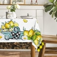 thumbnail image 5 of Summer Spring Tablecloth 60x104 Inch Rectangular, Truck Watercolor Lemon Table Cover for Party Picnic Dinner Decor, 5 of 6
