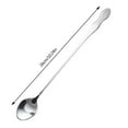 thumbnail image 3 of Fdelink 6Pcs 26 Cm Long Handle Iced Tea Spoon Coffee Spoon Stainless Stirring Spoons, Teaspoons, Dinner Spoons, 3 of 4