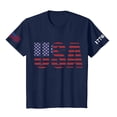 thumbnail image 4 of Duqingm 250th Anniversary Shirt Women's America 250 Printed Casual T-Shirt United States 250Th Anniversary Patriotic Tee Navy,XL, 4 of 5