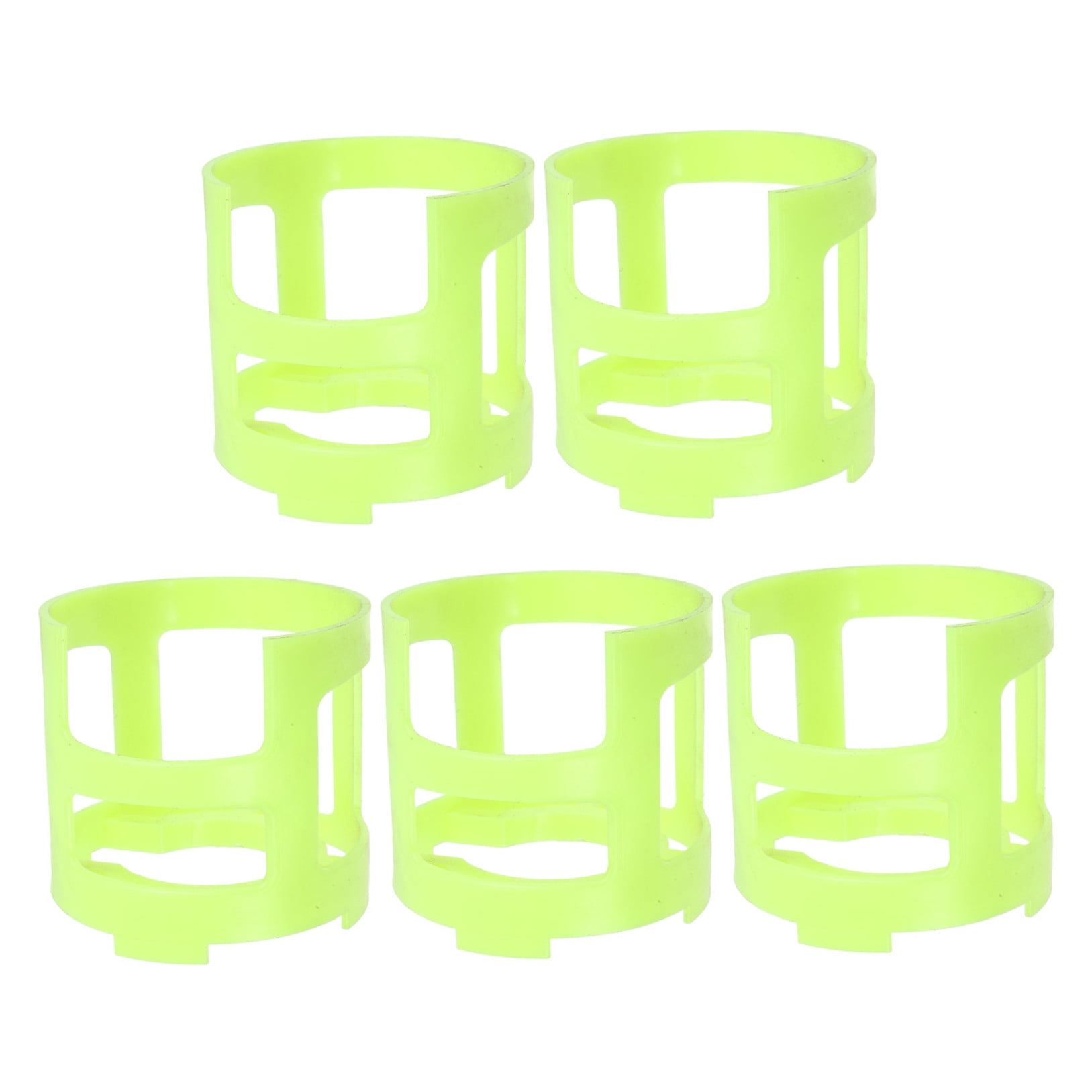 KAKOWELY Fire Extinguisher Head Cover Yellow Plastic 5Pack 4.3in Universal Stand Protection