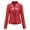 4-Red, variant on Women's Faux Leather Moto Biker Short Coat Jacket Casual Slim Soft Moto Biker Faux Leather Female Tops Coat Basic Streetwear Autumn Winter