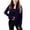 Navy, variant on Kids Athletic Jacket Zip Up Workout Athletic Jackets Lightweight Slim Fit Cropped Yoga Outwear with Thumb Holes 3-15 Years