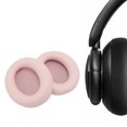 thumbnail image 3 of M Buder Almohadillas de Repuesto Profesionales para Auriculares Anker Soundcore Life Q30 Q35 BT Cuero Proteico Espuma Viscoelástica Rosa 25.4 cm / 10 inches, 3 of 9