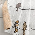 thumbnail image 5 of Lush Decor Rowley Birds Animal Print Reversible Throw, 60x50, Multi, Single, 5 of 11