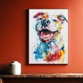 thumbnail image 5 of Dogo Argentino Canvas Wall Art, Modern Cute Colorful Dogo Argentino Canvas Dog Art Pictures Wall Decor for Kids Bedroom Decoration Unframed 8x12 inches, 5 of 5