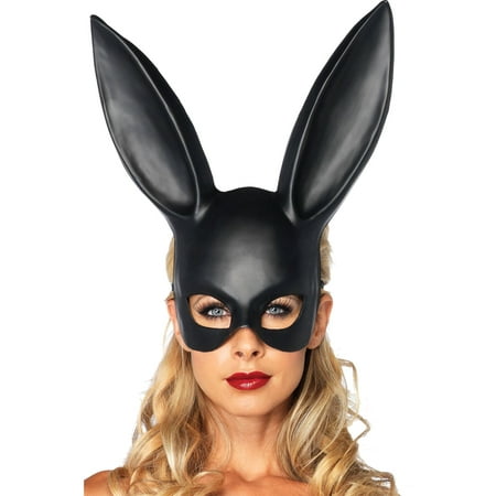 Leg Avenue Women's Bondage Bunny Mask, One Size, Black