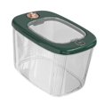 thumbnail image 4 of lionlar Rice Storage Container Large Capacity Versatile Kitchen Organizer for Dried Rice L Dark Green, 4 of 9