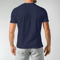 thumbnail image 5 of Hogleaql 250th Anniversary Tops, Men's Crew Neck American Flag Short Sleeve T-Shirts Patriotic Trendy Independence Day Themed Loose Tshirt Navy 3XL, 5 of 6