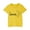 Yellow, variant on JoyHoop Graphic Tees for Girl Floral Print Short Sleeve Round Neck T Shirts Tops