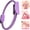 Purple, variant on Pilates Ring,14.17 Inch Magic Circle Pilates Ring, Dual Padded Handles Pilates Rings Circle, Adjustable Yoga Ring