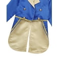 thumbnail image 6 of DPOIS Kids Boys Prince Costume Tuxedo Jacket Tailcoat for Cosplay Party Blue 7-8, 6 of 7
