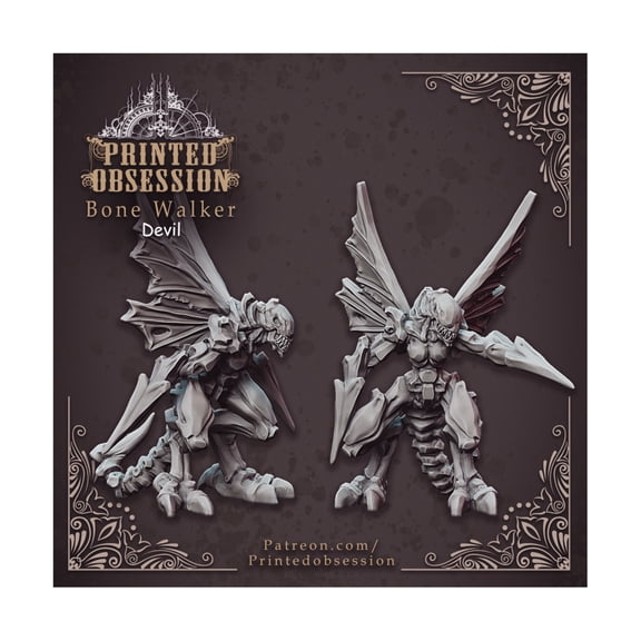 Printed Obsession Bone Walker A New