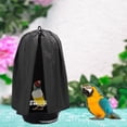 thumbnail image 4 of Cubierta de tela de jaula de mascotas creativa redondo transpirable loro jaula cubierta protección liviana pájaro jaula neta (gris oscuro), 4 of 5
