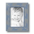 thumbnail image 2 of ArtToFrames 5" x 7" Blue Picture Frame, 5x7 inch Blue Wood Poster Frame (WOM-4377), 5 Pack, 2 of 8