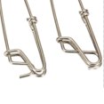 thumbnail image 4 of Greeniant Clips de palangre de pesca de acero inoxidable, colgador de rama de aparejos de pescado, conector giratorio, agua de mar al aire libre Pescar, 4 of 6