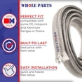 thumbnail image 5 of Whole Parts Range Oven Door Seal Gasket Part# WB2X3138 - Replacement & Compatible with Some GE, Hotpoint and Kenmore Ranges or Ovens, 5 of 6
