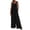 Black, variant on PATLOLLAV Jumpsuits,Womens Cold Shoulder Jumpsuit Solid Button Suspender Jumpsuit Wide Pocket Leg Pant