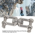 thumbnail image 4 of Anchor Chain, 304 Stainless Steel Double Jaw Shackle Rustproof Universal Jaw Anchor Connector For Hardware Lifting Connection, 4 of 8