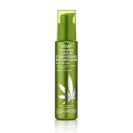 GIOVANNI Hemp Hydrating Leave In Conditioning Styling Elixir  4 oz Pack of 3