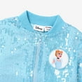 thumbnail image 5 of Disney Princess Girls Bomber Jackets Cinderella Sequin Zip Up Lightweight Sweatshirts Sizes 3-6, 5 of 7
