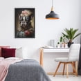 thumbnail image 2 of Stupell Industries Elegant French Bulldog Portrait Black Framed Floater Canvas Wall Art design by Wumples, 25 x 17, 2 of 9