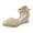 Beige, variant on Juosiy Wedge Sandals for Women 2040 Summer no slip Fashion Braided Fastener Strap Dressy Shoes