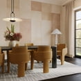 thumbnail image 2 of Leo Tan Performance Vegan Leather Dining Chair, 2 of 4
