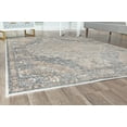 thumbnail image 4 of Rugs America Emali EA30A Taupe Grey Vintage Farmhouse Taupe Area Rug, 5'x7', 4 of 5