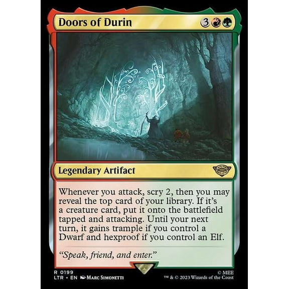 MtG Tales of Middle-Earth Rare Doors of Durin #199