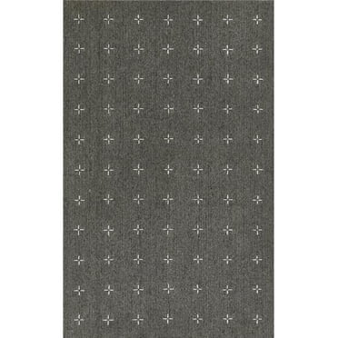 Momeni Contemporary Rectangle Area Rug, Charcoal, 9' X 12'