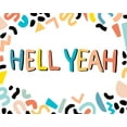 thumbnail image 2 of Vess, June Erica 24x20 Gold Ornate Wood Framed with Double Matting Museum Art Print Titled - 90s Phrases Hell Yeah III, 2 of 4