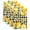 Black White, variant on Yellow Lemons Kitchen Towels Set of 4, Summer Fruits Leaves Pastoral Botanical Absorbent Dish Towels for Kitchen, Microfiber Hand Towel, Quick Drying Tea Towel for Cleaning Decorative Dishcloths