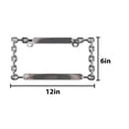 thumbnail image 5 of KINGWOLF 2Pack Car License Plate Frame Chain Accented Tough, 5 of 6