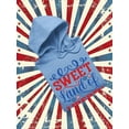 thumbnail image 3 of Sweet Land Of Liberty Banner Hoodie Women -Image by Shutterstock, Female Large, 3 of 4