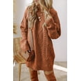 thumbnail image 4 of Redhotype Cozy Knit Dress, Cable Detail, Effortless Style, 4 of 8