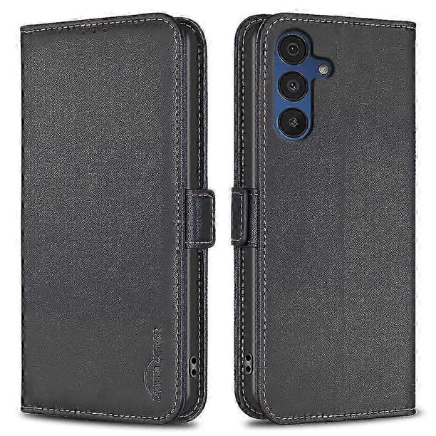 Funda tipo cartera con soporte para Samsung Galaxy A26 5G, cubierta de piel sintética tipo libro.