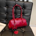 thumbnail image 3 of Chic Hobo Bag Vintage Carrying Fashion Bolsas Axila Pu Shoulder Gran Capacidad Cierre Con El Hombro Diseñador, 3 of 9