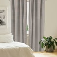 thumbnail image 3 of Ambesonne Black Window Curtains, Abstract Retro Spirals, Each 28" W x 63" L, Charcoal Grey Orange, 3 of 5